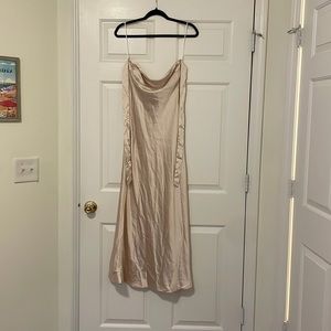 New silk maxi strapless Princess Polly Dress